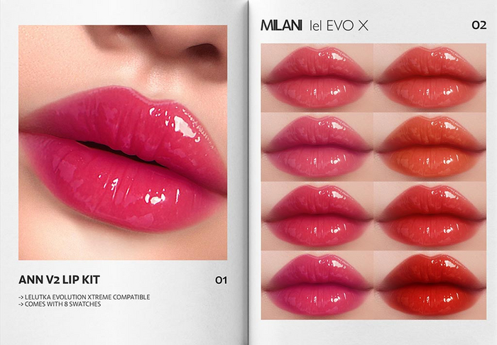 MILANI - "ANN V2" LIP KIT / FATPACK