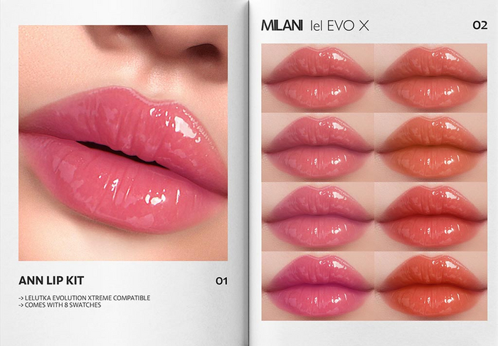MILANI - "ANN" LIP KIT / DEMO