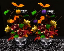 Halloween Skull Pot