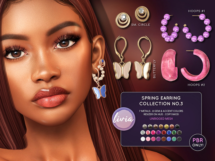 LIVIA Spring Earring Collection No.3