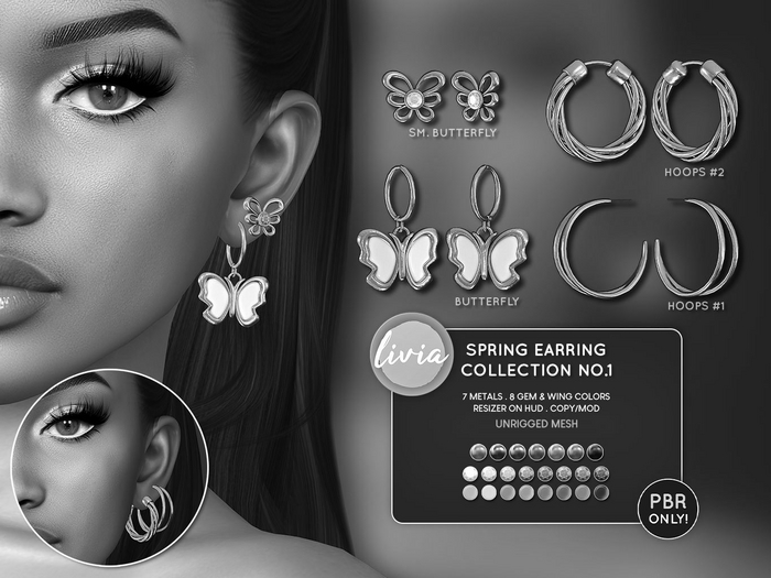 LIVIA Spring Earring Collection No.1 DEMO