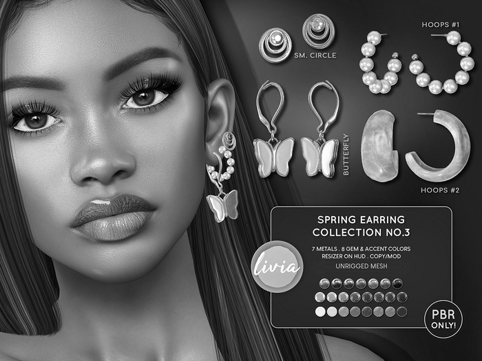 LIVIA Spring Earring Collection No.3 DEMO