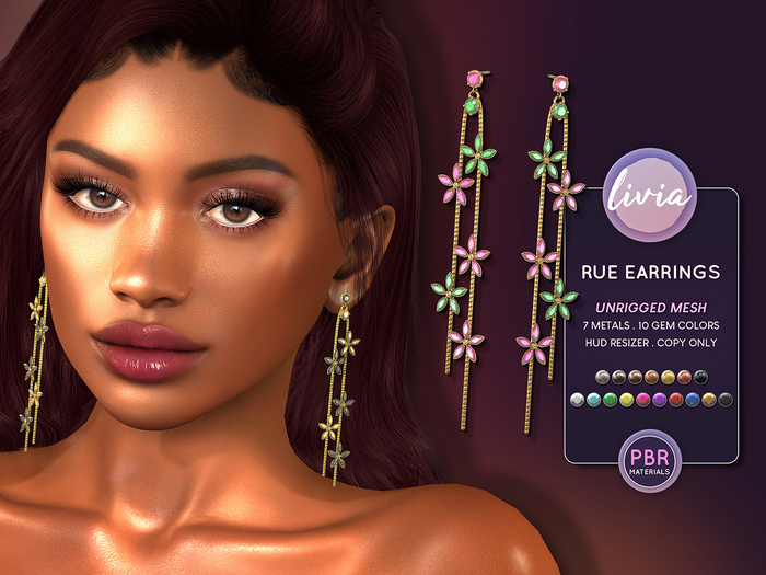 LIVIA Rue Earrings