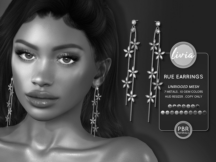 LIVIA Rue Earrings DEMO