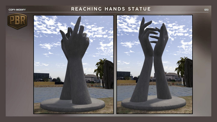 Reaching Hands Statue - Copy/Modify