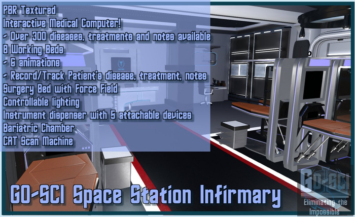 GO-SCI Space Station Infirmary,1.0,packaged