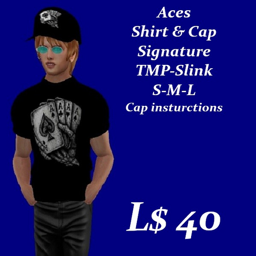 Aces Shirt & Cap