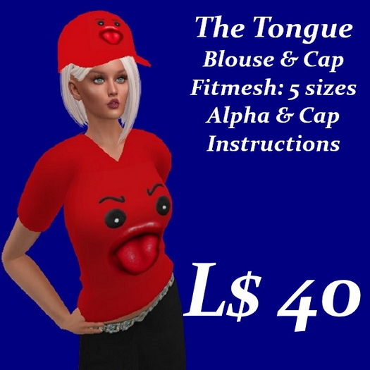 The Tongue Blouse & Cap