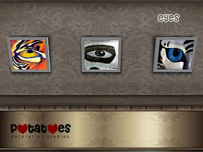 Potatoes Decoration -  Eyes Paintings