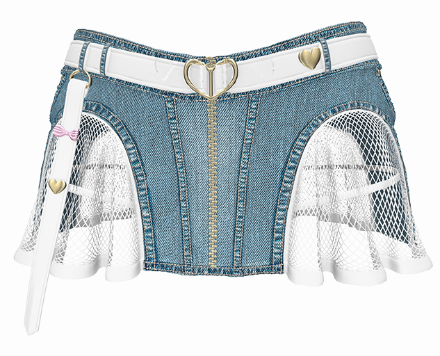 *CK* Candy land skirt DENIM MEDIUM