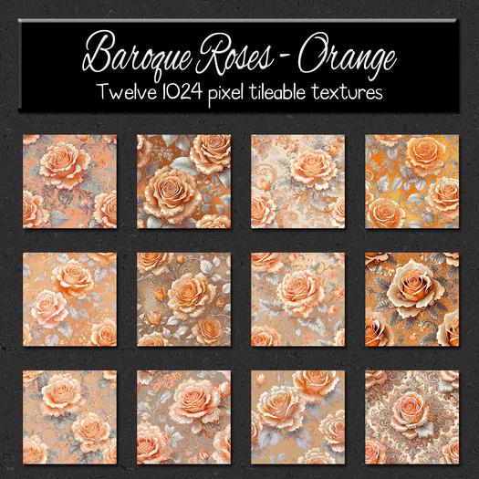 *Wallflowers* Baroque Roses - Orange