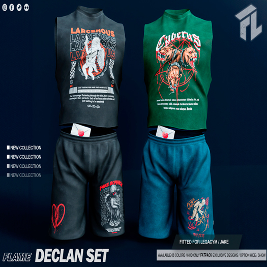Flame Declan TankTop FATPACK