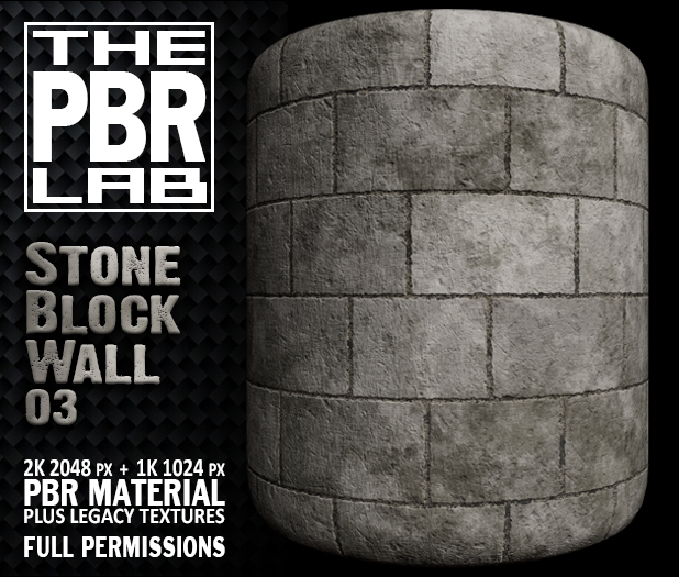 The PBR Lab - Stone Block Wall 03