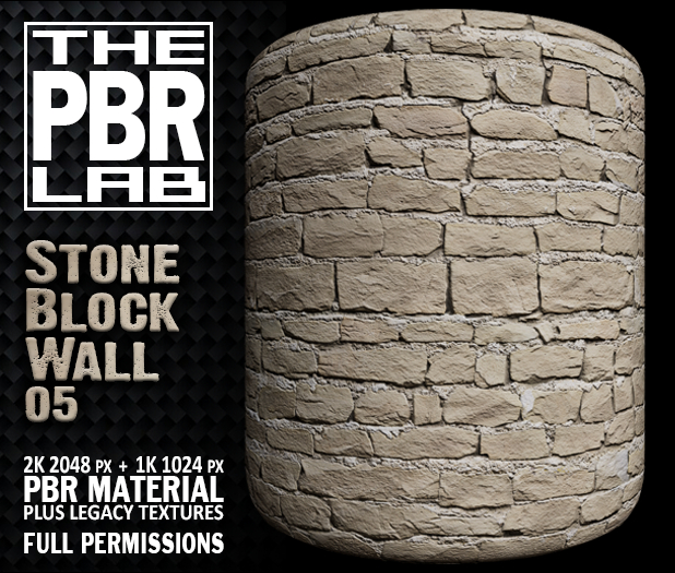 The PBR Lab - Stone Block Wall 05