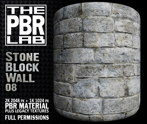The PBR Lab - Stone Block Wall 08