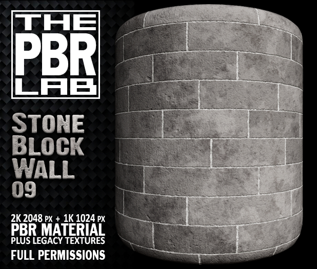 The PBR Lab - Stone Block Wall 09