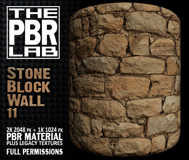 The PBR Lab - Stone Block Wall 11
