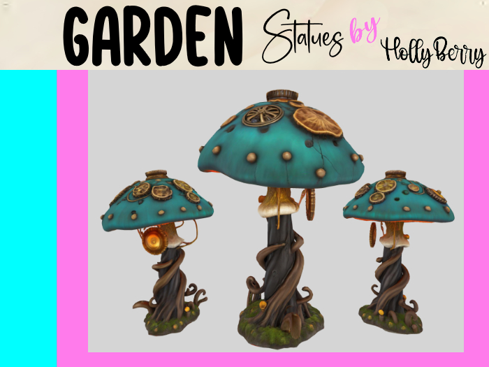 HB: Steampunk Mushroom L FuLL PERM