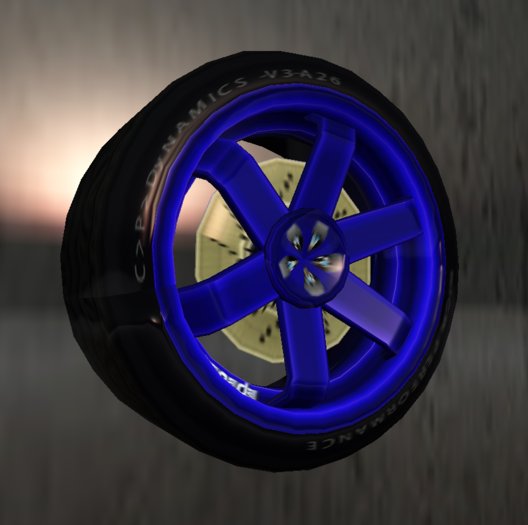 C>P>D> V3 Powder Coat Blue rim texture