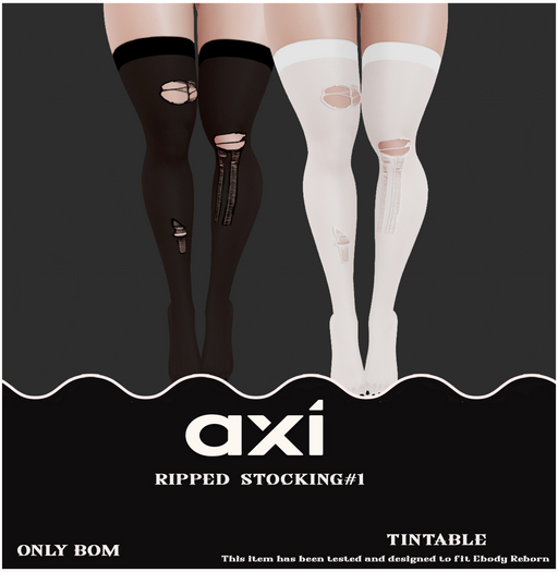 AXI- Ripped Stocking#1 Only BOM-Tintable