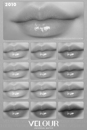 VELOUR "2010" FADED LIPSTICK DEMO