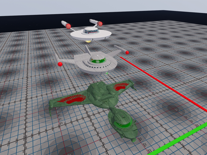 Mini ships trek ships