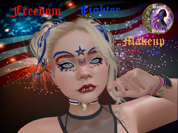 *Bound Beauty* Freedom Fighter (Add)