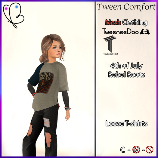 Tween Comfort - July 4th - Michelle Shirt