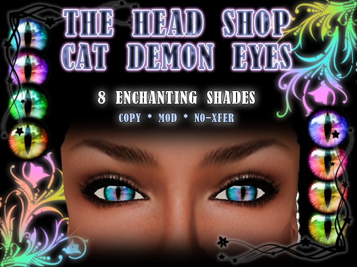 -=HeadShop=- Cat demon eyes