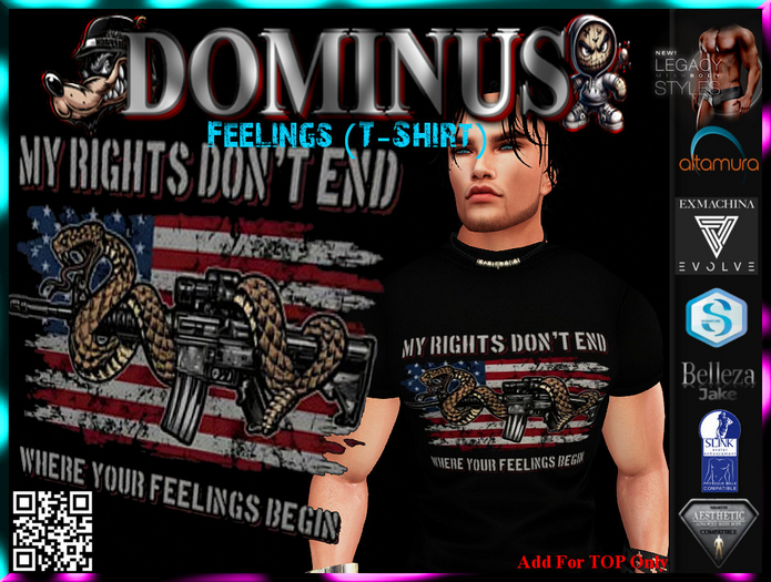 Second Life Marketplace - ~DOMINUS~Feelings (T-Shirt) Legacy