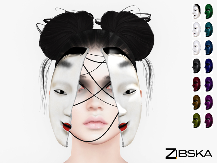 Zibska ~ Ko-omote Mask color change masks
