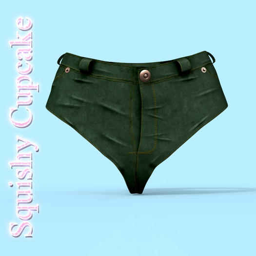 Green Mini Shorts Reborn