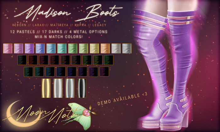 MoonMoth -Madison Boots [Fatpack]