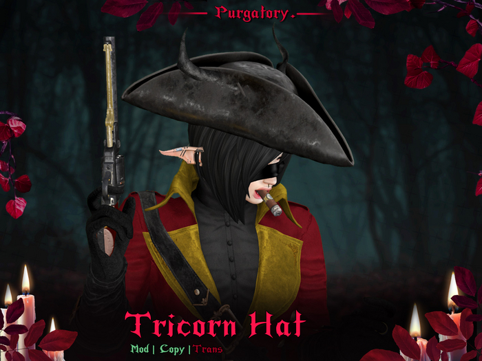 Purgatoire. - Chapeau Tricorne