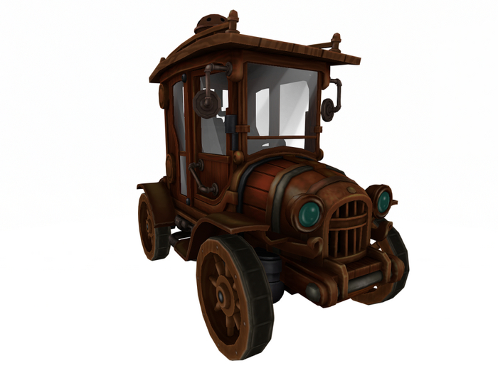 Steampunk car