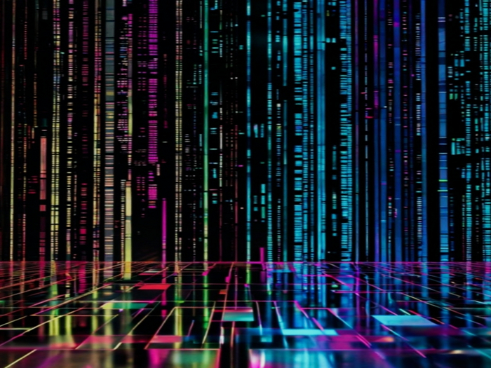 Colored Matrix Texture