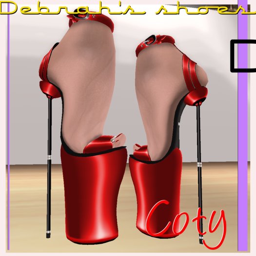Debrah's "Coty" HighHeels - HotRed 