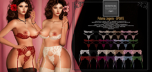 PALOMA FAT PACK GARTER BELT ebody lingerie maitreya larax lingerie waifu lingerie