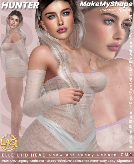 MakeMyShape-Hunter shape-LAQ Era2 Elle UHD-Nhumana-Legacy-Perky-Pinup-LaraX-PetiteX-Reborn-Inithium-GenX-Lucy-Alice-lucy