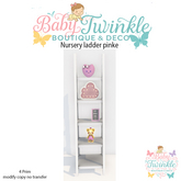 nursery ladder pink