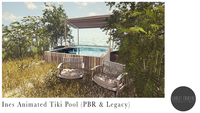 Scarlet Creative Ines Tiki Pool (PBR)