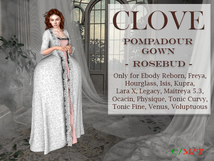 Pompadour Gown: Rosebud