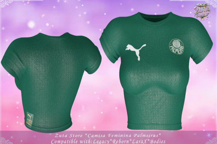 ZUTA STORE CAMISA FEMININA PALMEIRAS