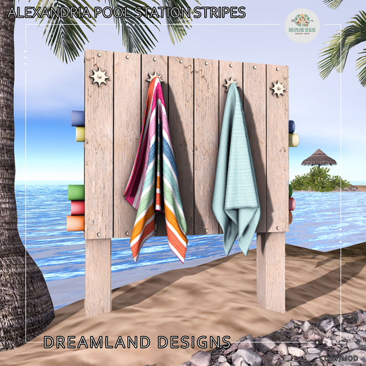 DD Alexandria Pool Station Stripes  /ADD