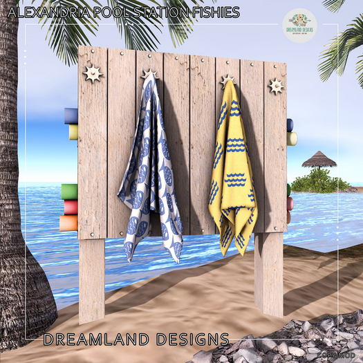 DD Alexandria Pool Station Fishies /ADD