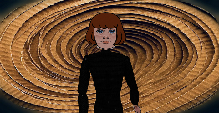 Cardboard Velma Hairstyle