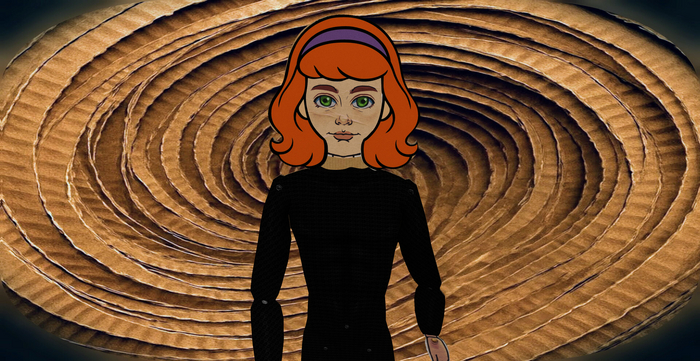 Cardboard Daphane Hair