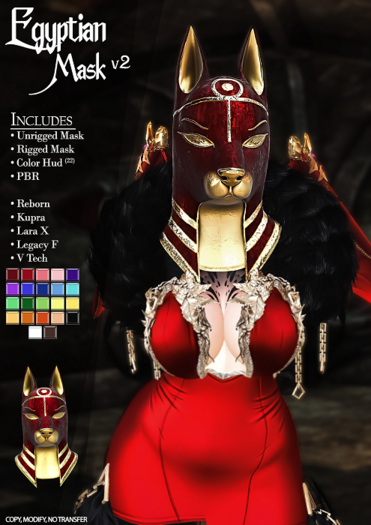 FK* Egyptian Mask v2 ☾☾V Tech☽☽