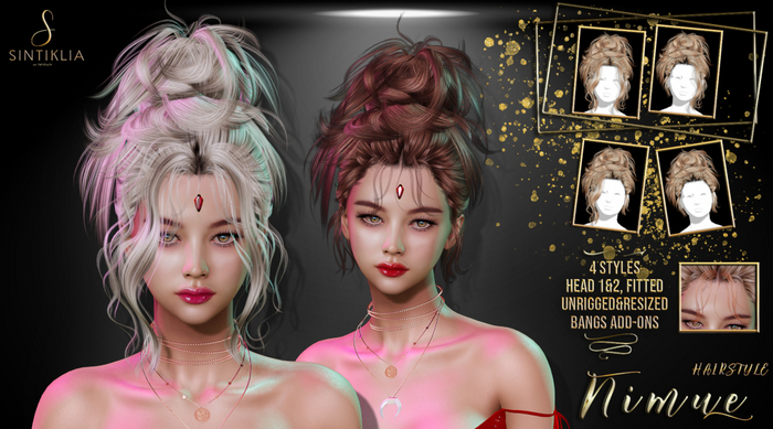Sintiklia - Hair Nimue - Blacks&Browns