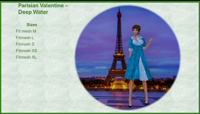 Paris Valentine Deep Water